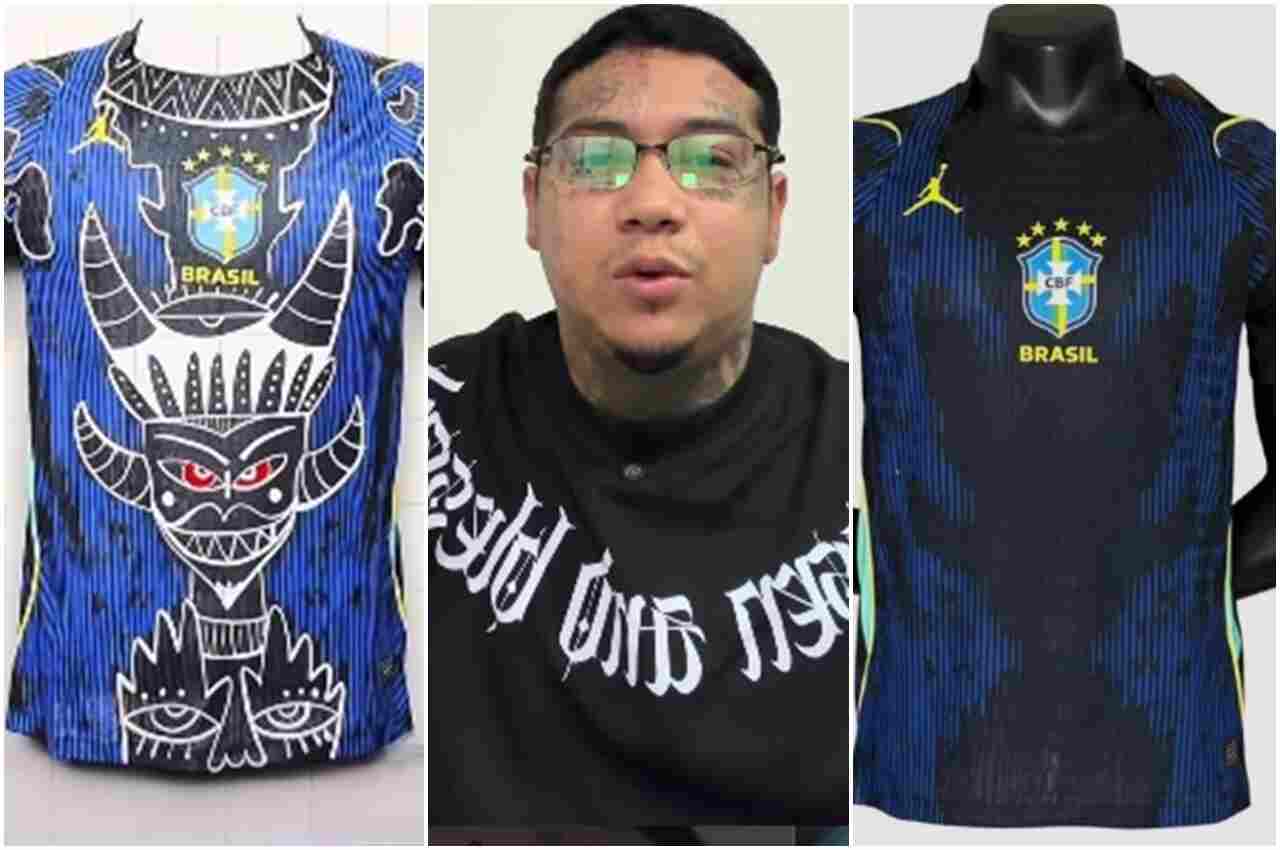 Camisa 2 da Seleção gera repercussão: ex-ocultista aponta símbolos de Baphomet no design
