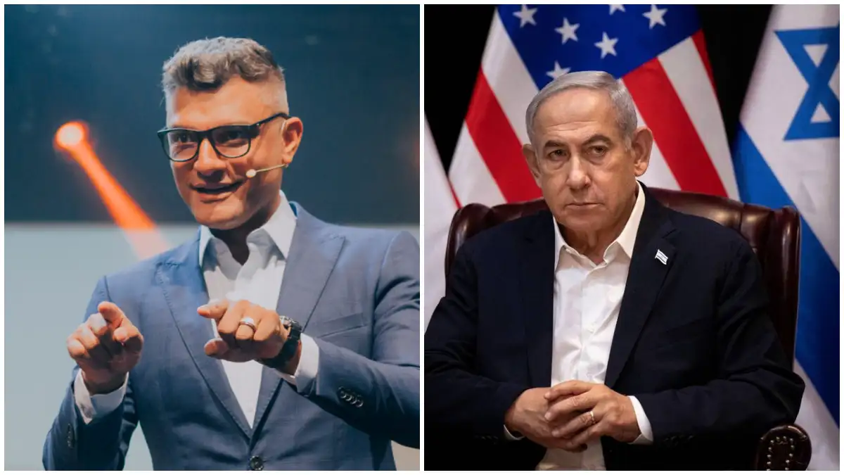 Vídeo de Bruno Perini levanta suspeitas sobre imagens de Netanyahu; Tiago Brunet diz: 'Ninguém derruba Israel'