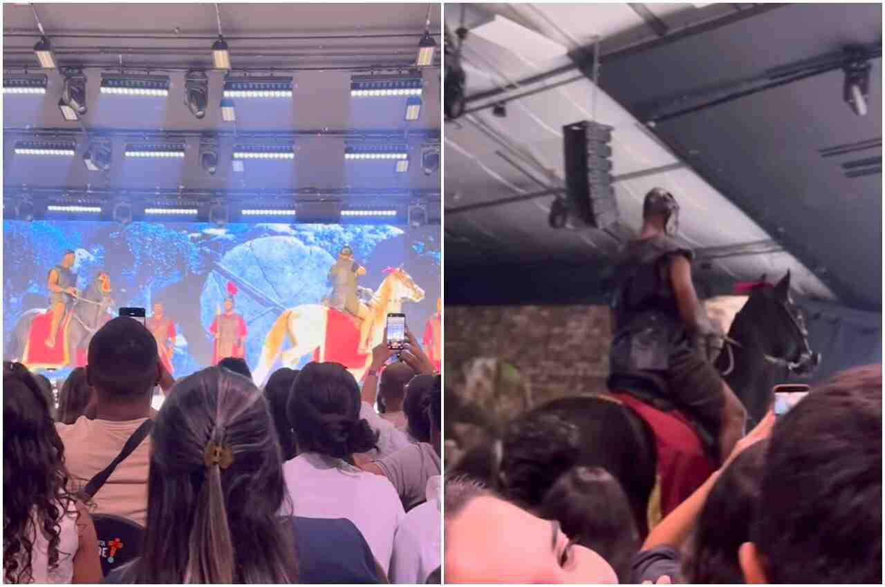 Cavalos no altar: Musical de Páscoa da Igreja Batista Atitude gera polêmica